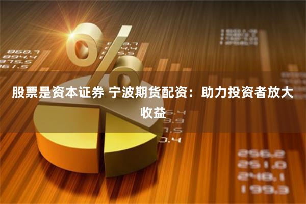 股票是资本证券 宁波期货配资：助力投资者放大收益
